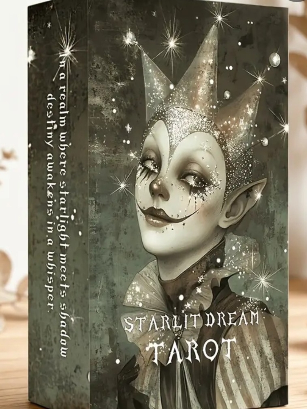 Starlit Dream Tarot Deck - Mystic Grey Art Tarot